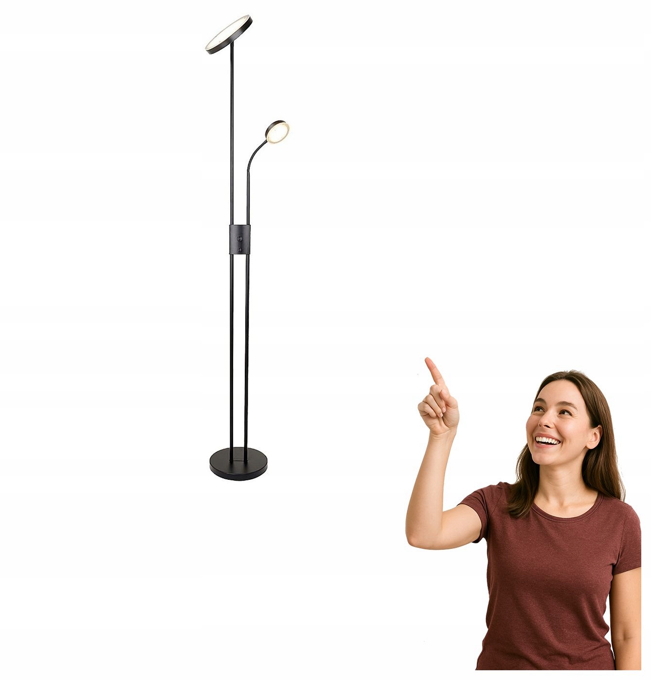 Podlahová Led lampa 18,5W/4,5W Ophus 3240 Rabalux