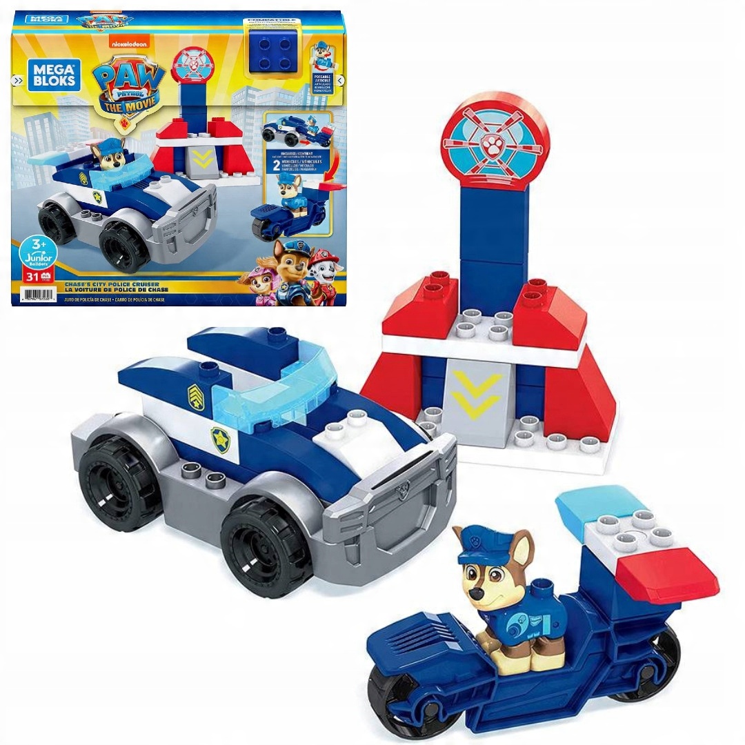 

Bloks Klocki Psi Patrol Zestaw Radiowóz Chase
