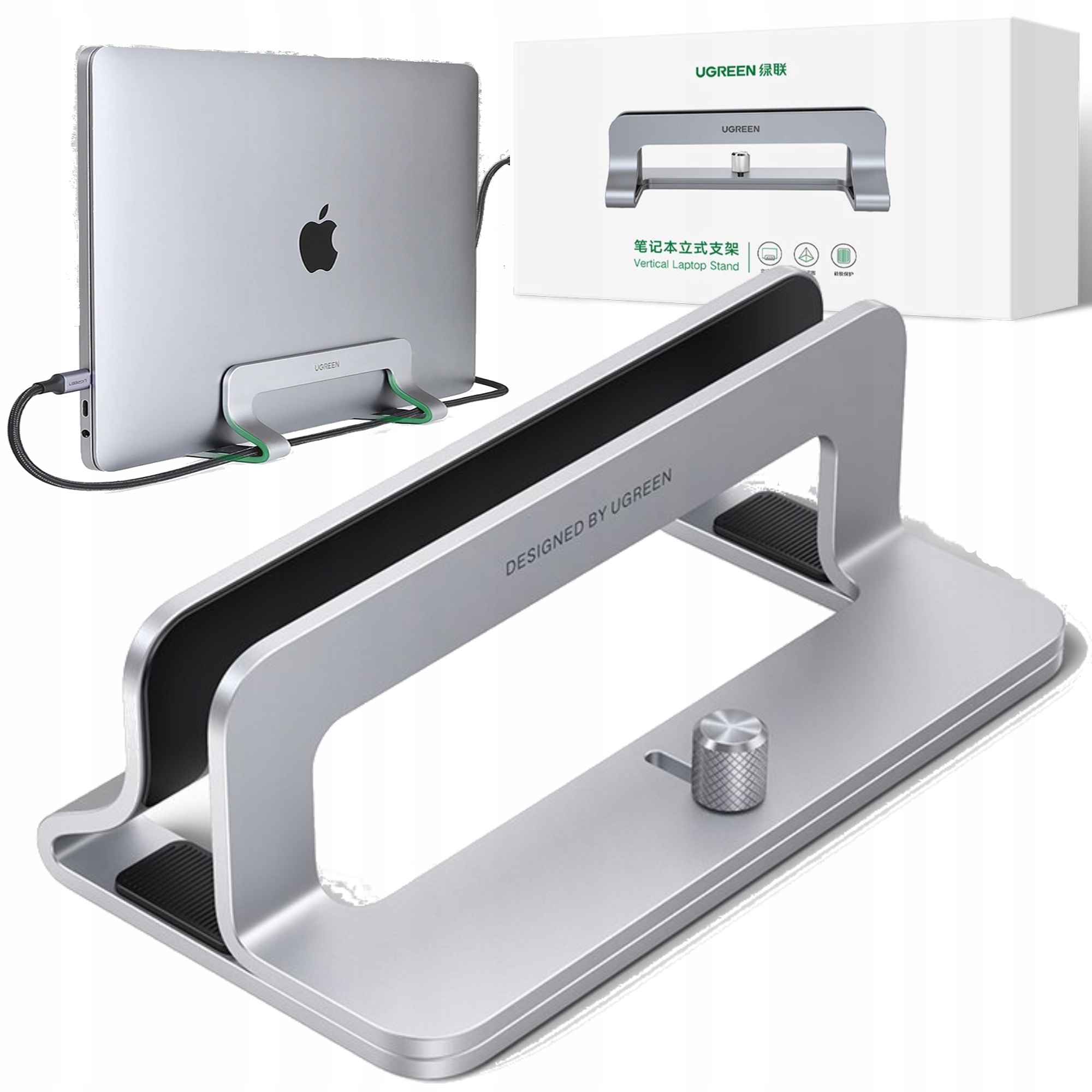 

Ugreen Aluminiowy Pionowy Stojak Uchwyt Podstawka