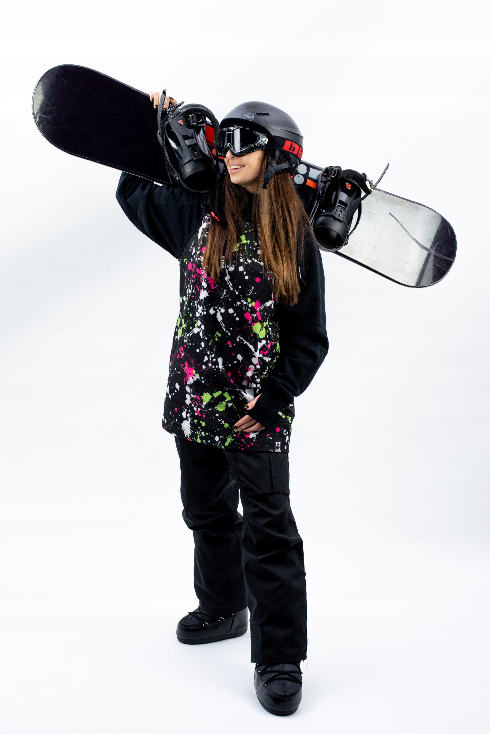 Damska Bluza Snowboardowa Paint Drop L Marka inna