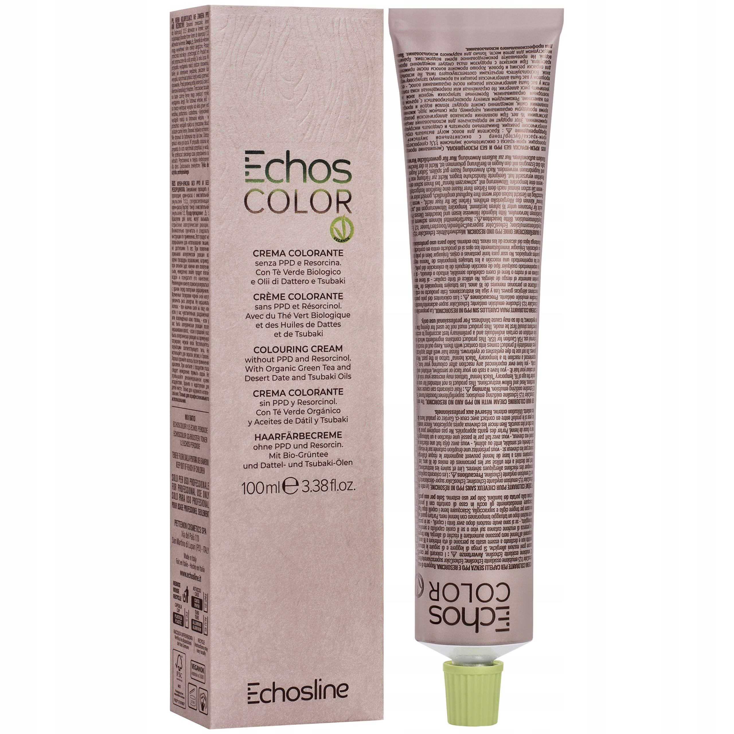 

Echosline Echos Color Colouring Cream 100ml Farby