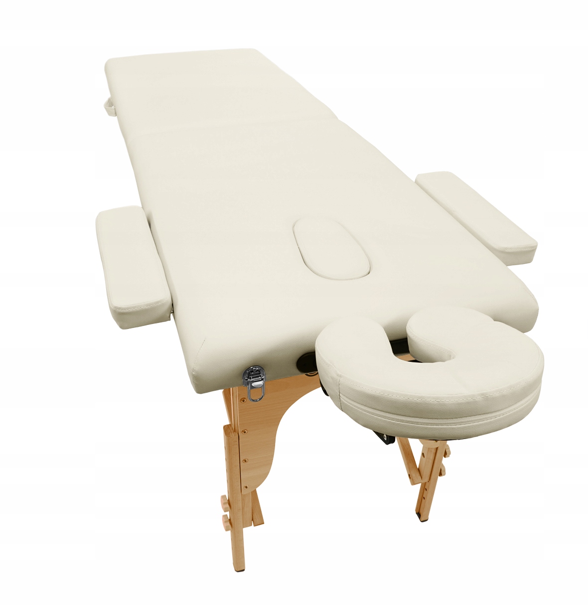 Łóżko Kosmetyczne Przedłużania Rzęs Leżanka Drewniane Stół Masażu i-coucou Kolor obicia ecru