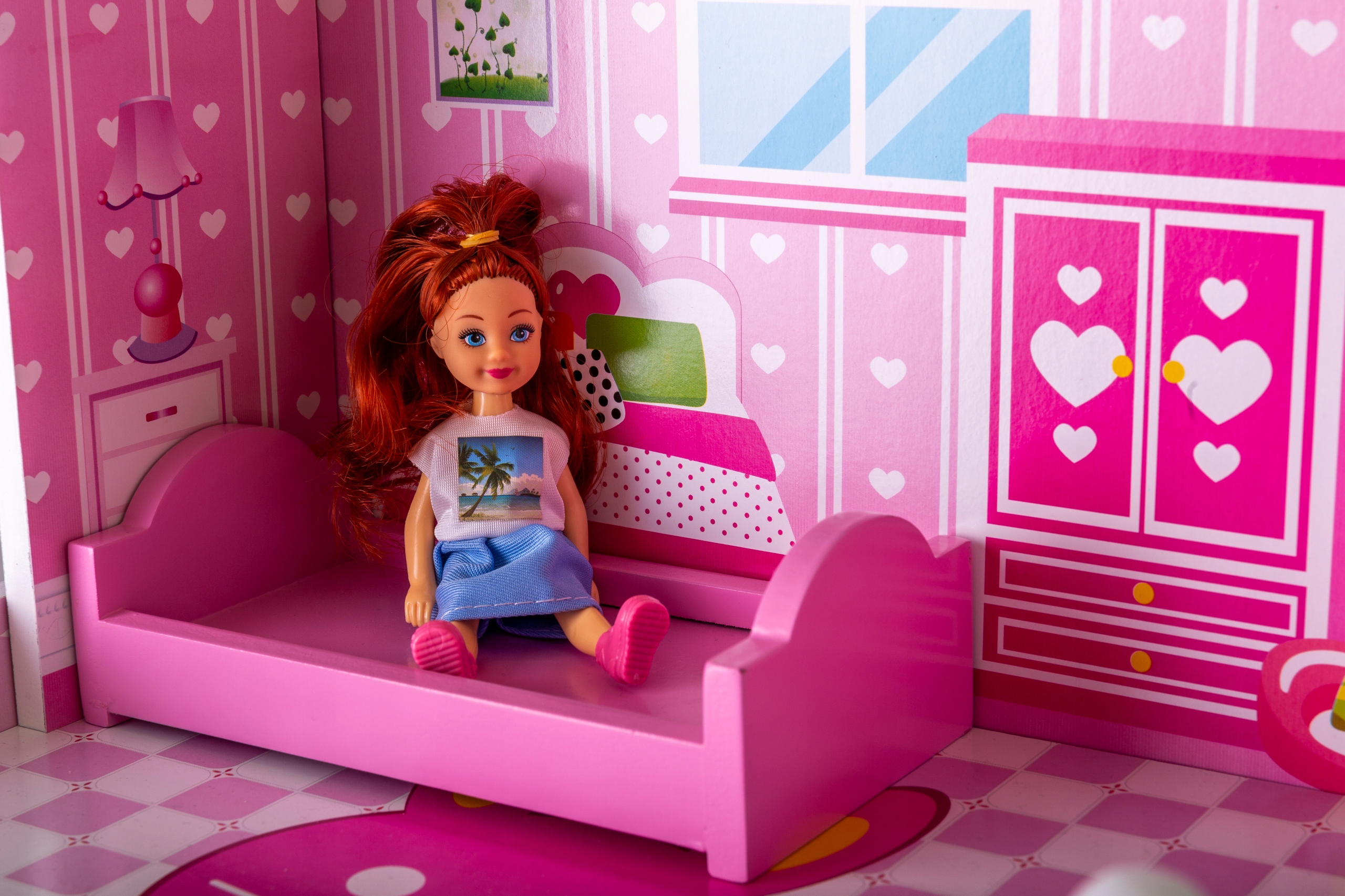 DREWNIANY DOMEK DLA LALEK DO WYS.18 CM Kod producenta N-775