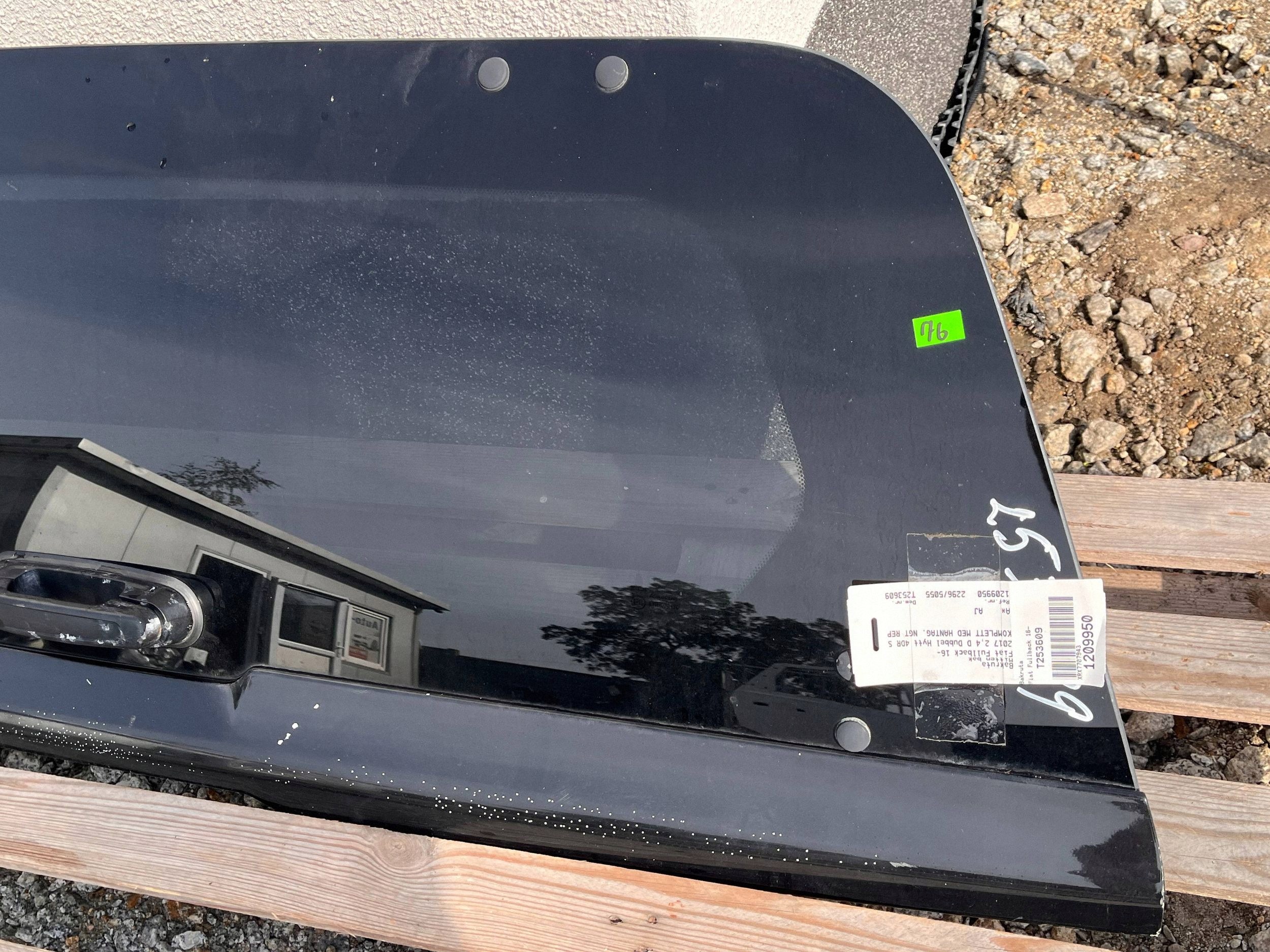 window rear ZABUDOWY HARDTOP FIAT FULLBACK 16- @M