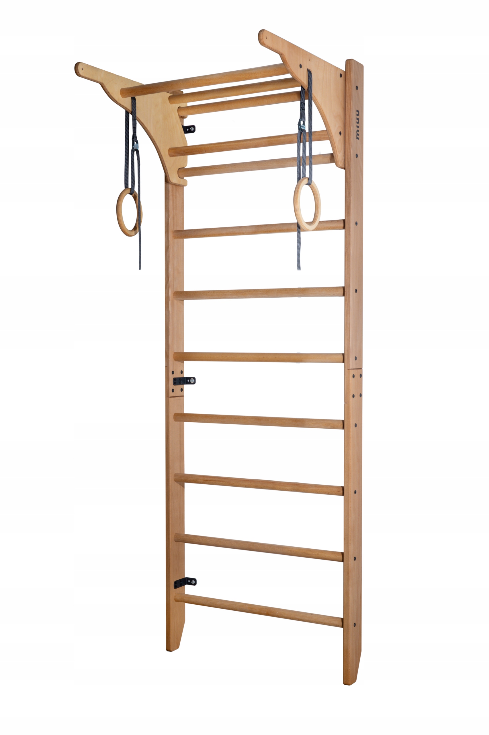 Dřevěný gymnastický žebřík 220x80 přírodní pro děti i dospělé, buk