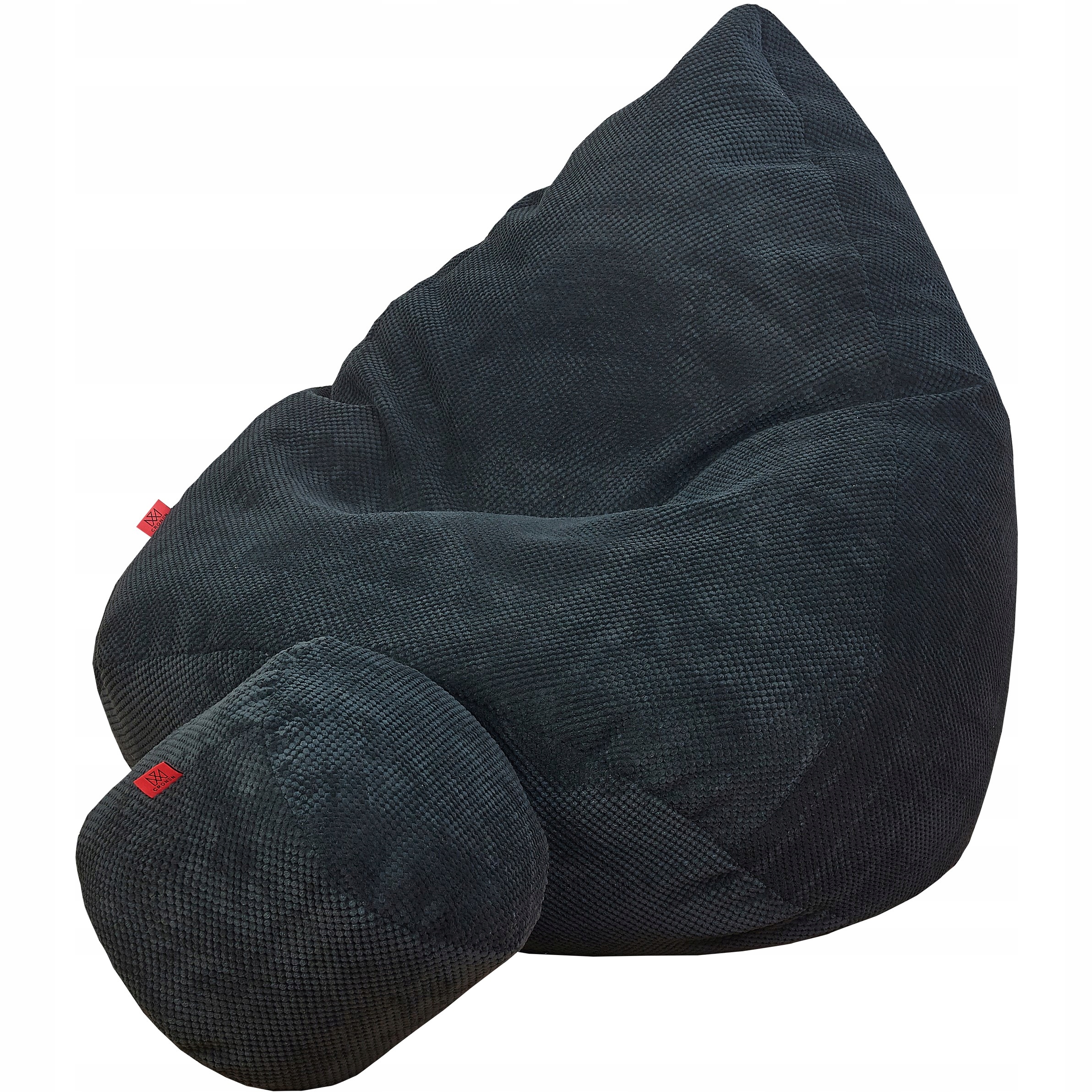 WOREK SAKO PUF SIEDZISKO WELUR + PODNÓŻEK GRATIS | PUFA PLUSZOWA LOFT Kod producenta DOT