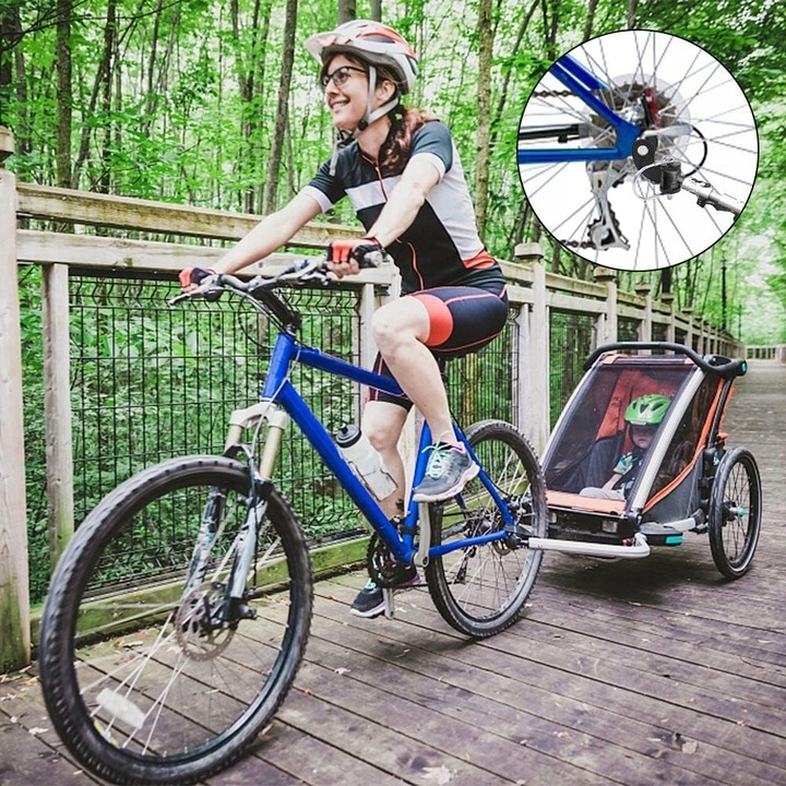 2x UCHWYT ZACZEP HAK MOCOWANIE PRZYCZEPKI ROWEROWEJ Obciążenie maksymalne 40 kg