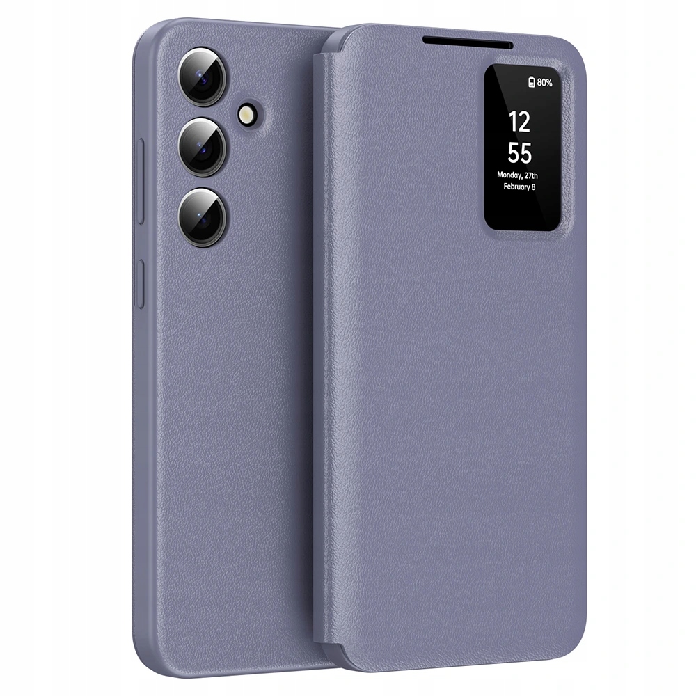 Techsuit SmartView Series etui do Samsung Galaxy S24 Plus fioletowe