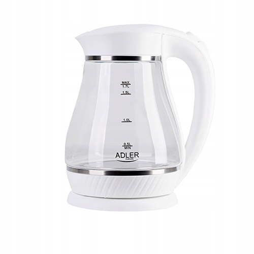 Ad 1274 bílá Skleněná konvice 1,7L