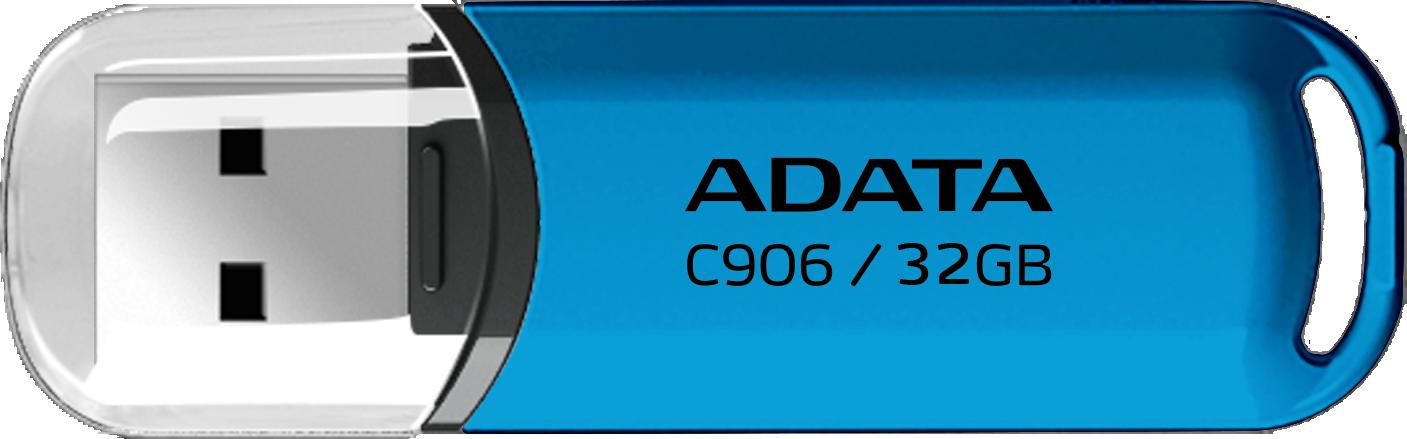 Adata Pendrive C906 32GB USB2.0 niebieski