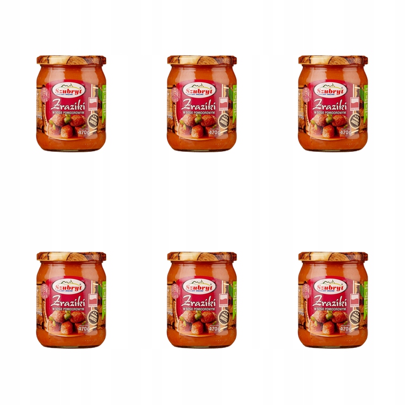 Szubryt Zraziki v rajčatové omáčce 470 g X6
