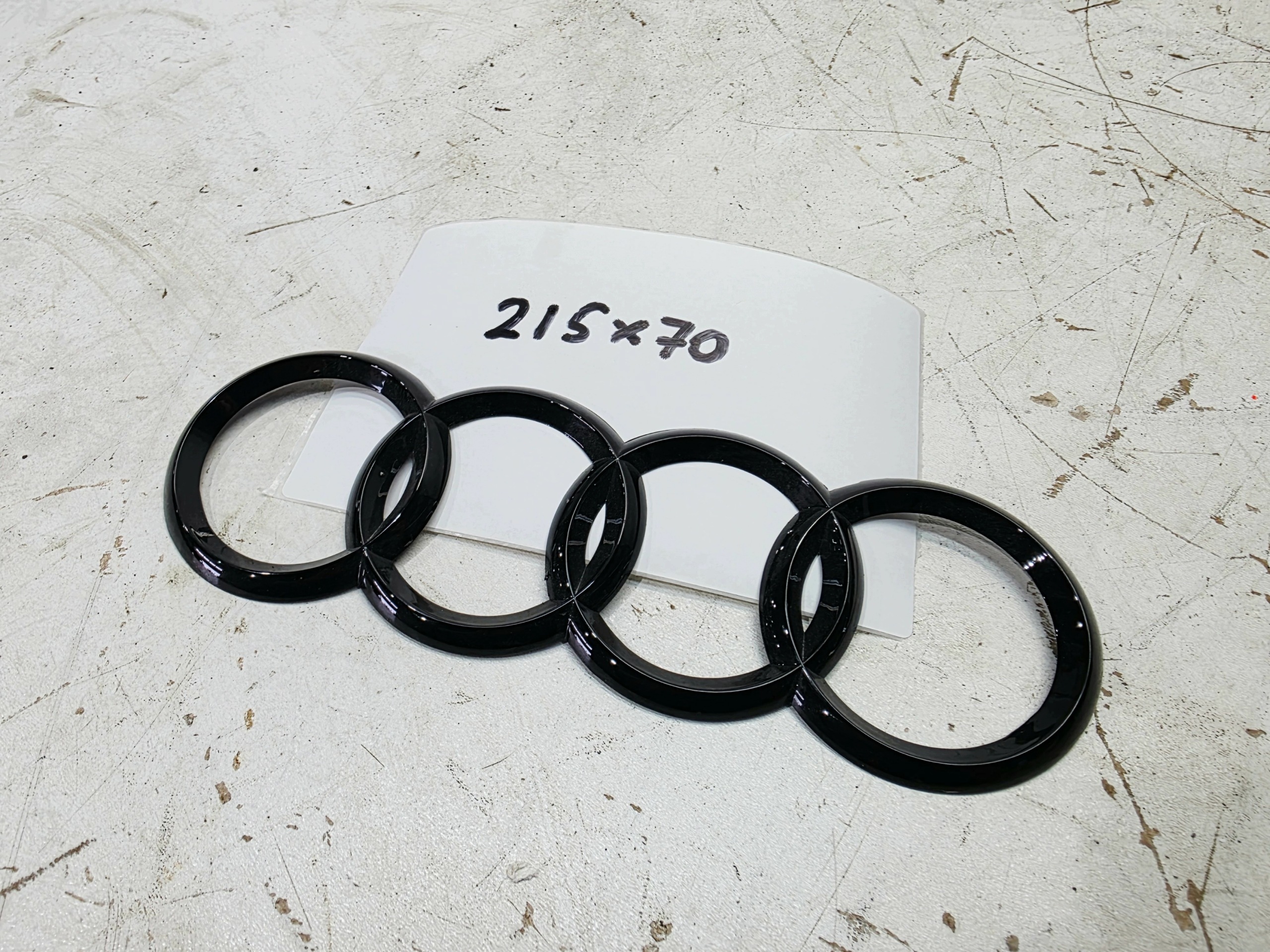 logo EMBLEMAT Z bonnet boot AUDI A3 A4 A5 A6 215MM X 70MM POLYSK