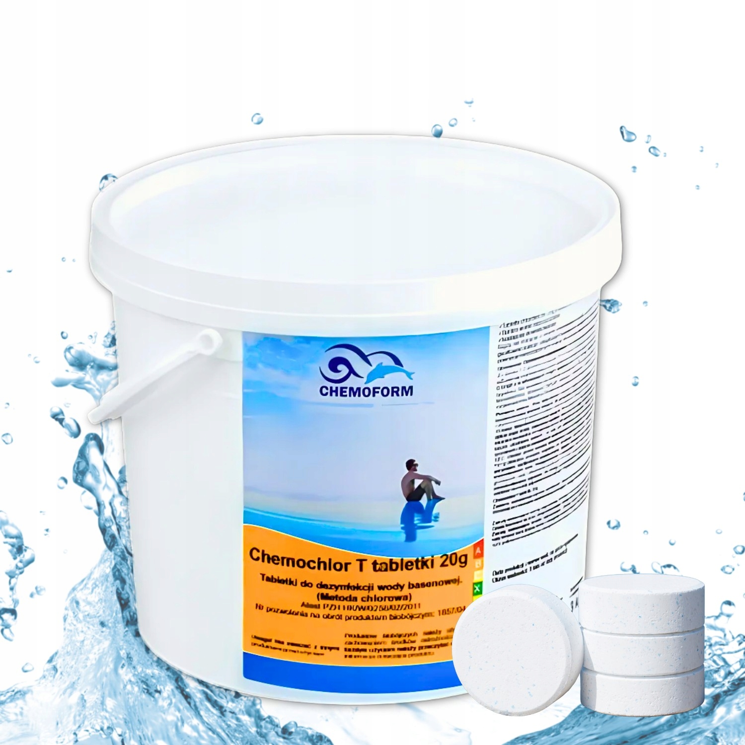 Chlor Szok 3kg Granulat Do Basenu Wody Basenowej Chemochlor T