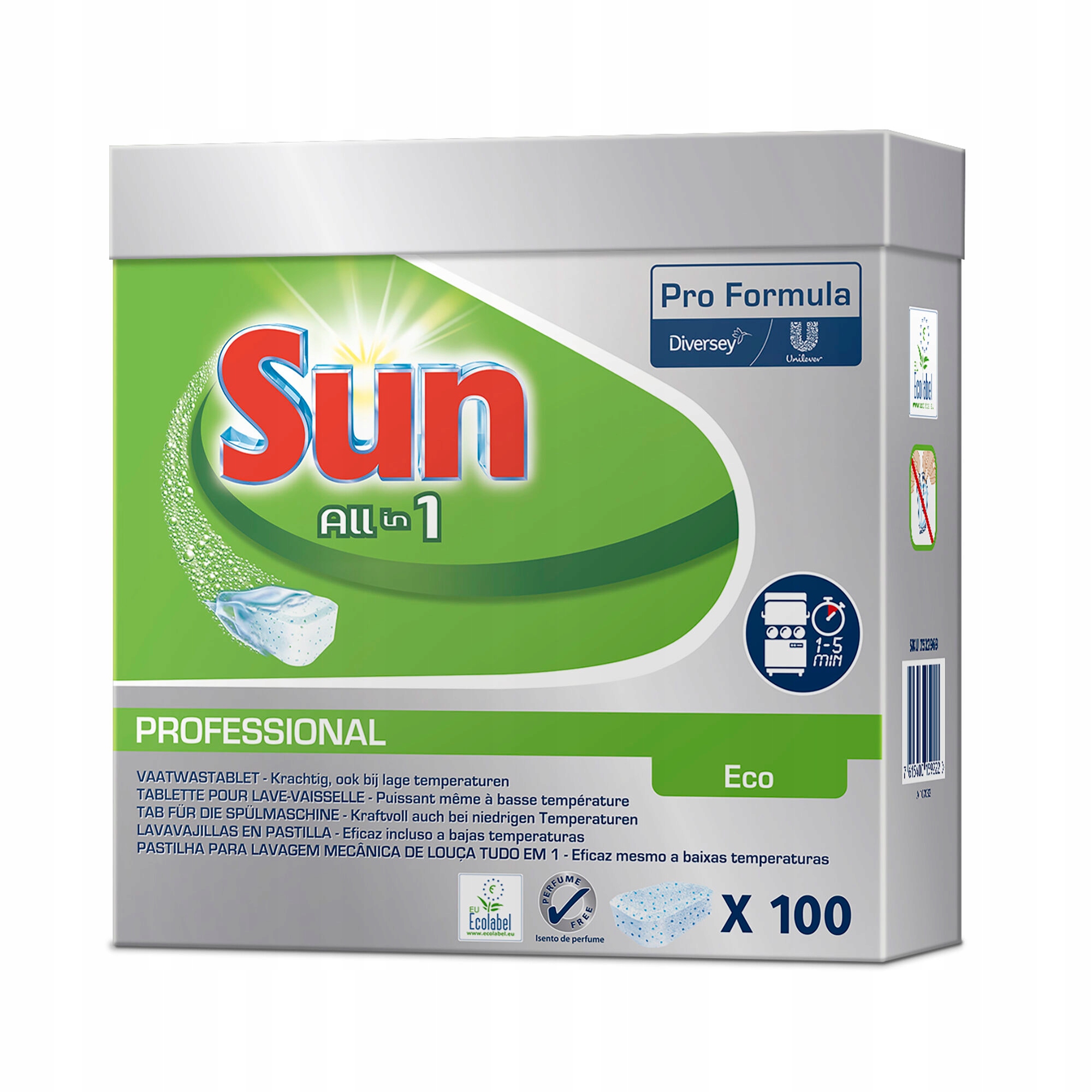 Sun Professional All in 1 Eco tabletki do zmywarki kapsułki ekologiczne