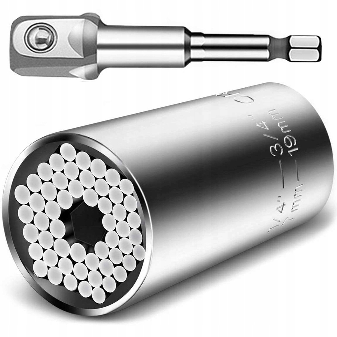 Uniwersalna Nasadka Klucz 7-19 mm Adapter do Wkrętarki Cr-v US-01