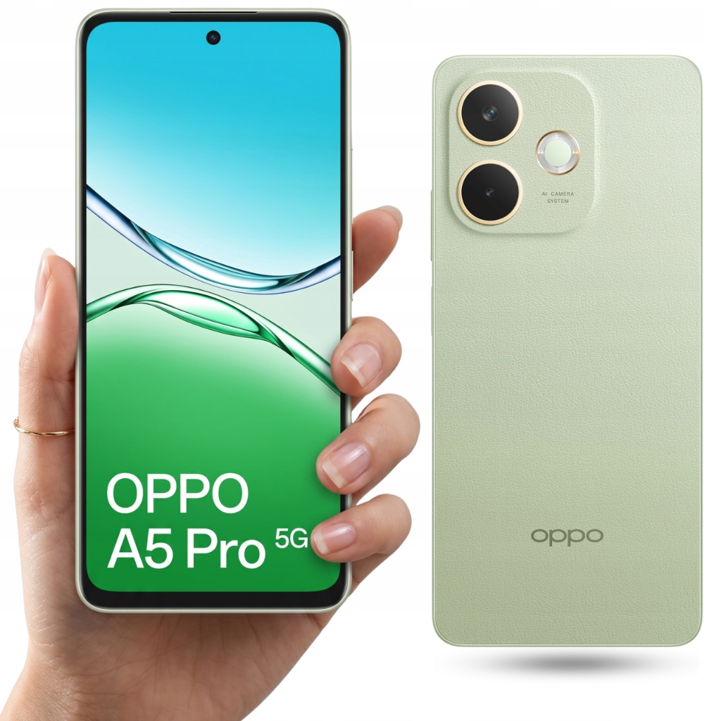 Smartfon Oppo A5 Pro 5G 8/256 Olive Green Telefon Dotykowy 6.67"