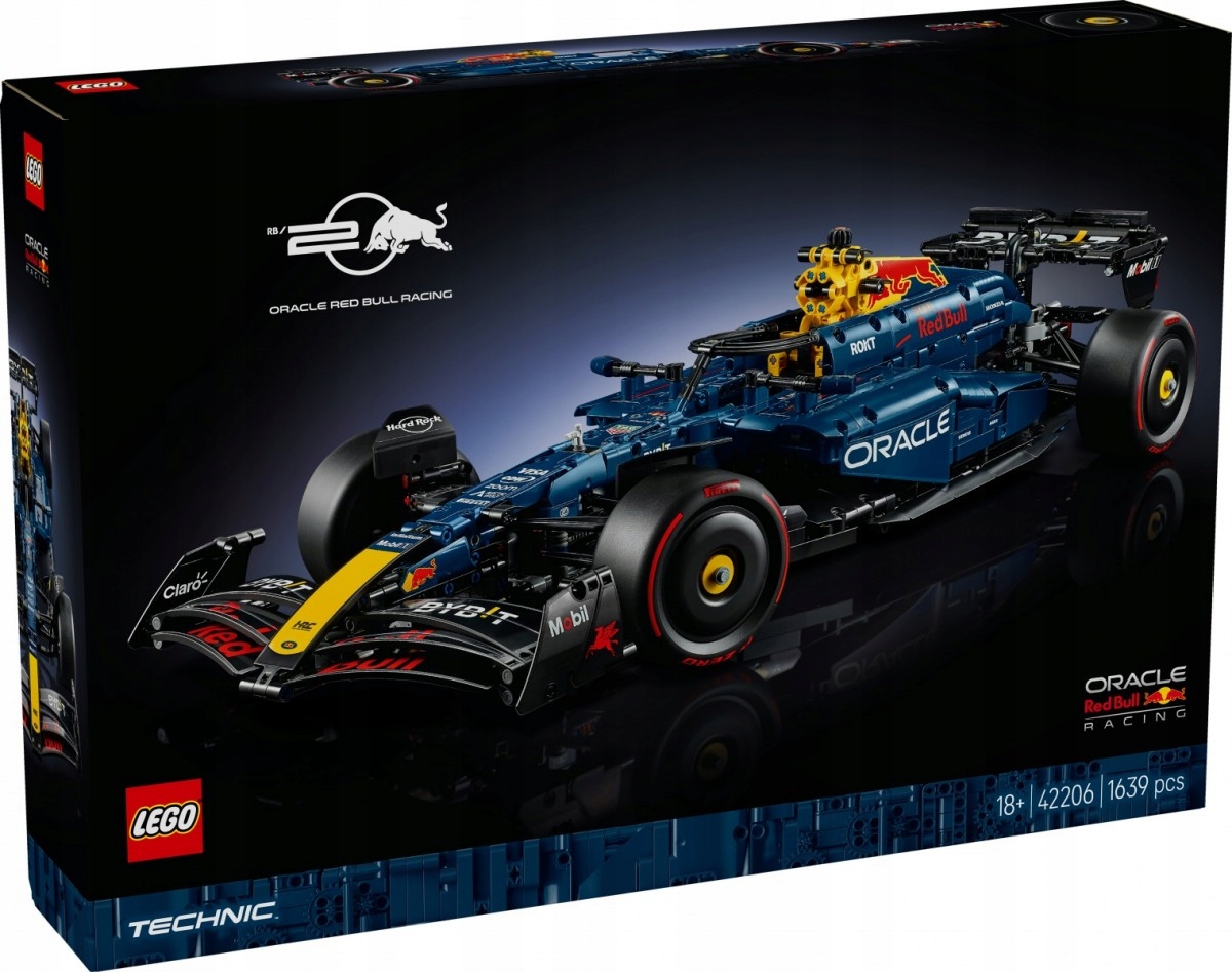 Lego Stavebnice Technic 42206 Formule F1 Oracle Red Bull Racing RB20