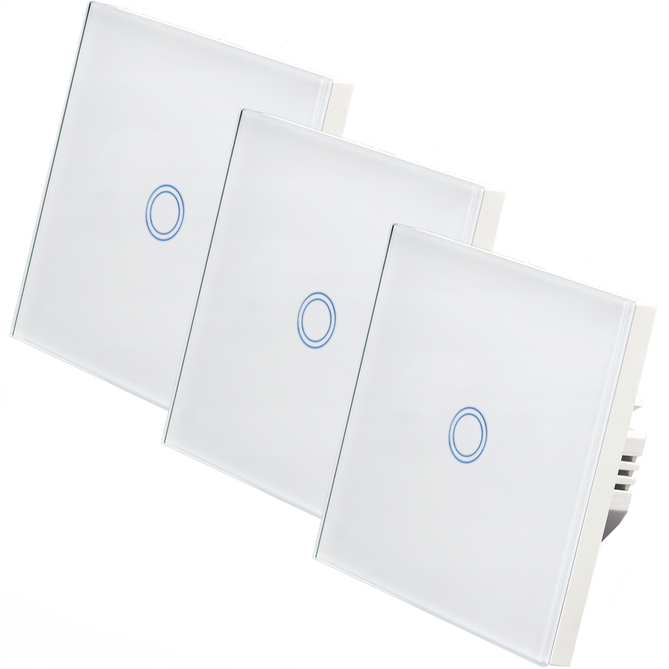 

3x Włącznik Światła Led pojedynczy szklany dotyk