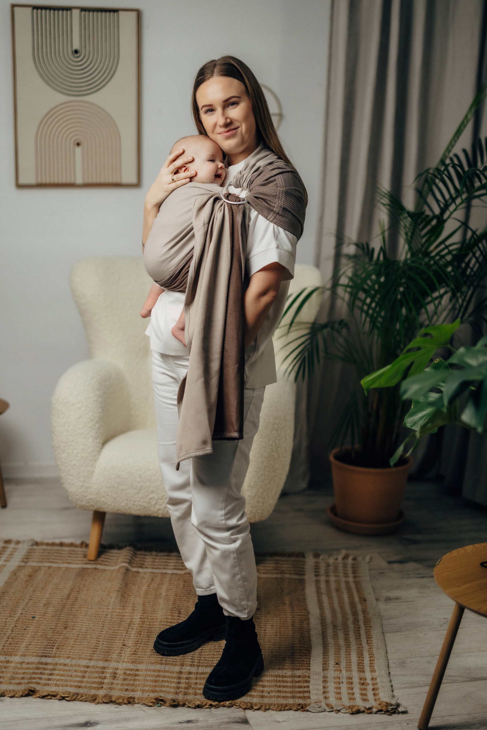 Chusta kółkowa LennyLamb - Baby Caffe Latte 1.8 m. EAN (GTIN) 5907557769136