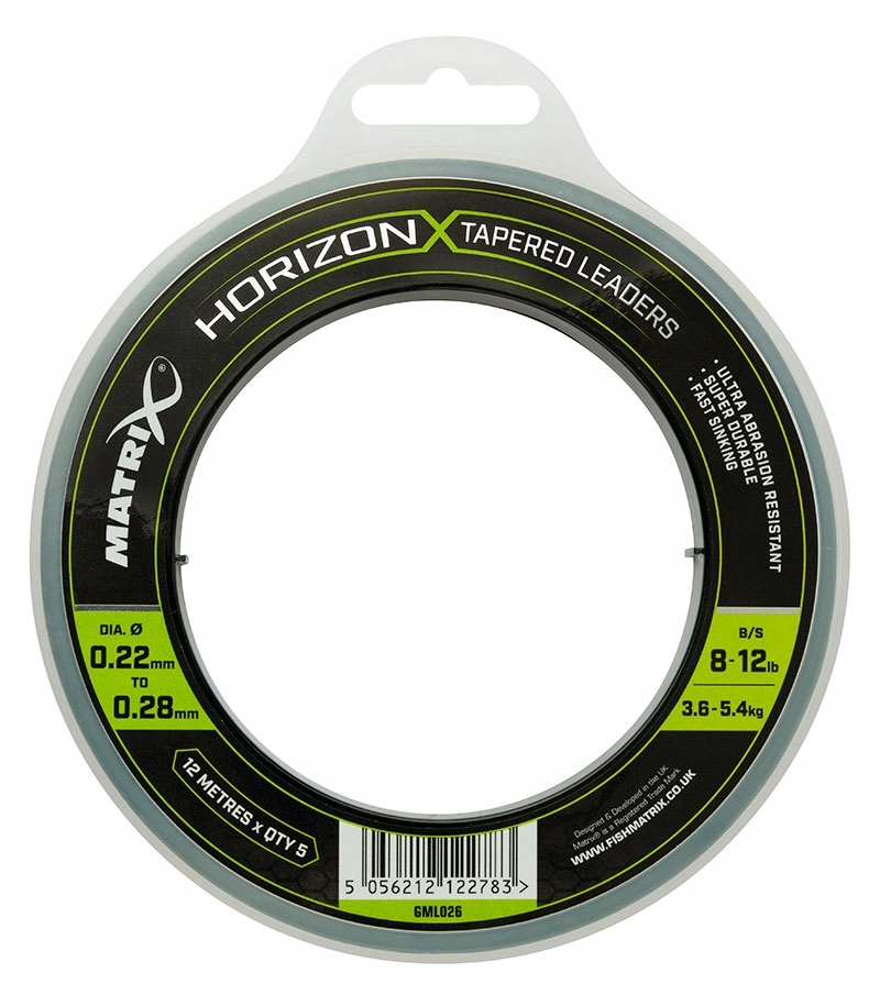 Matrix Horizon X Tapered Leaders Strzałówka 5x12m
