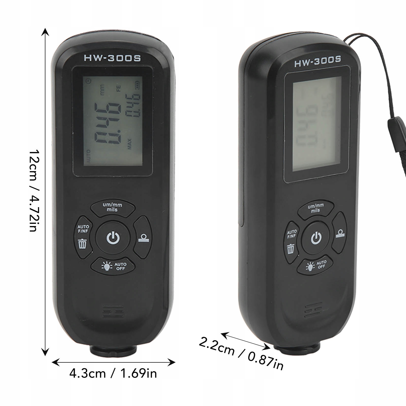 MIERNIK GRUBOŚCI LAKIERU TESTER POWŁOK Model 10212