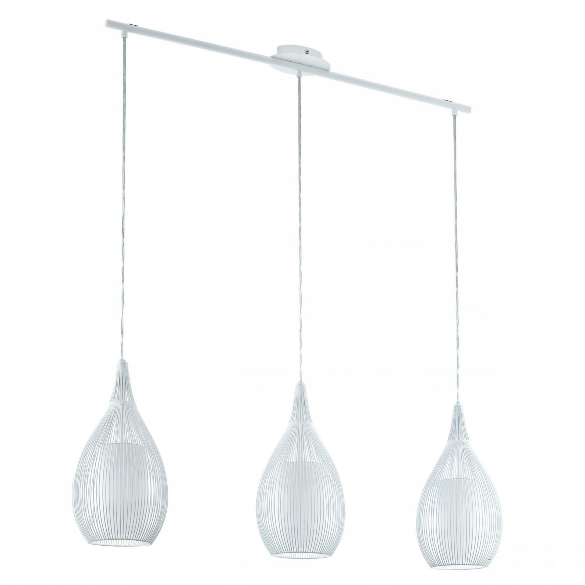 Závěsné svítidlo Eglo Razoni E27 bílá ocel/sklo 3xE27 990mm