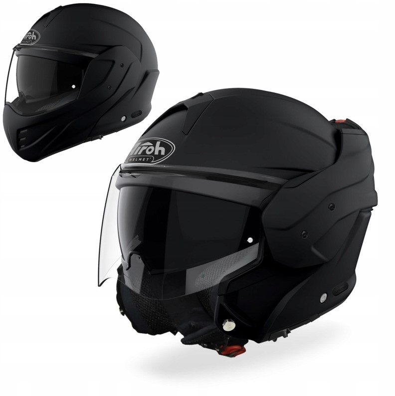 Airoh Mathisse 3 Kask Szczękowy (flip-back) Kolor Czarny Mat Rozmiar XL
