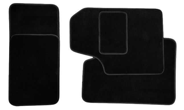 Dywaniki Welurowe Uniwersalne 4SZT L Wzmocnione Pl