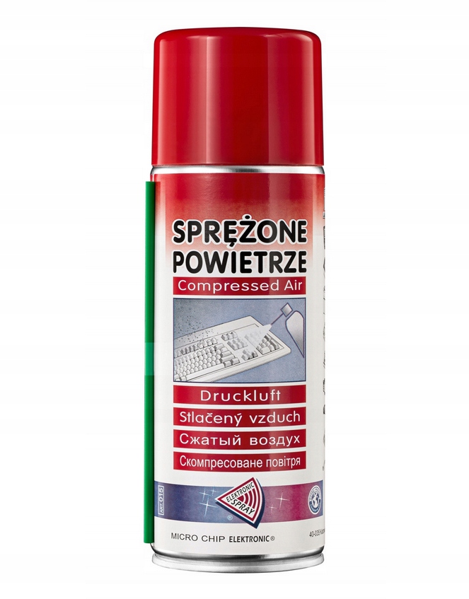 12× Sprężone powietrze Micro Chip Elektronic ART.015 400 ml