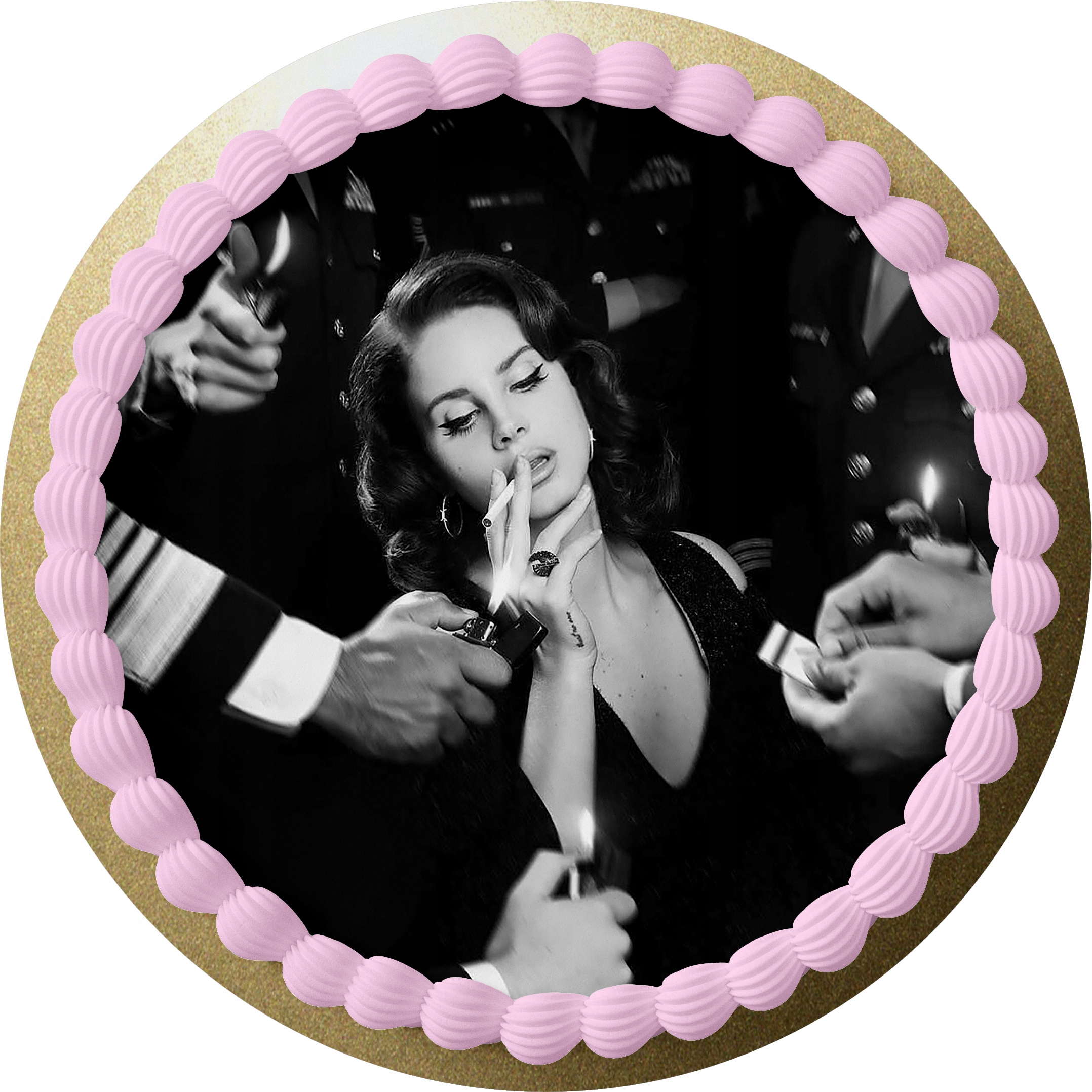 OPŁATEK NA TORT LANA DEL REY + GRATIS TEKST IMIĘ