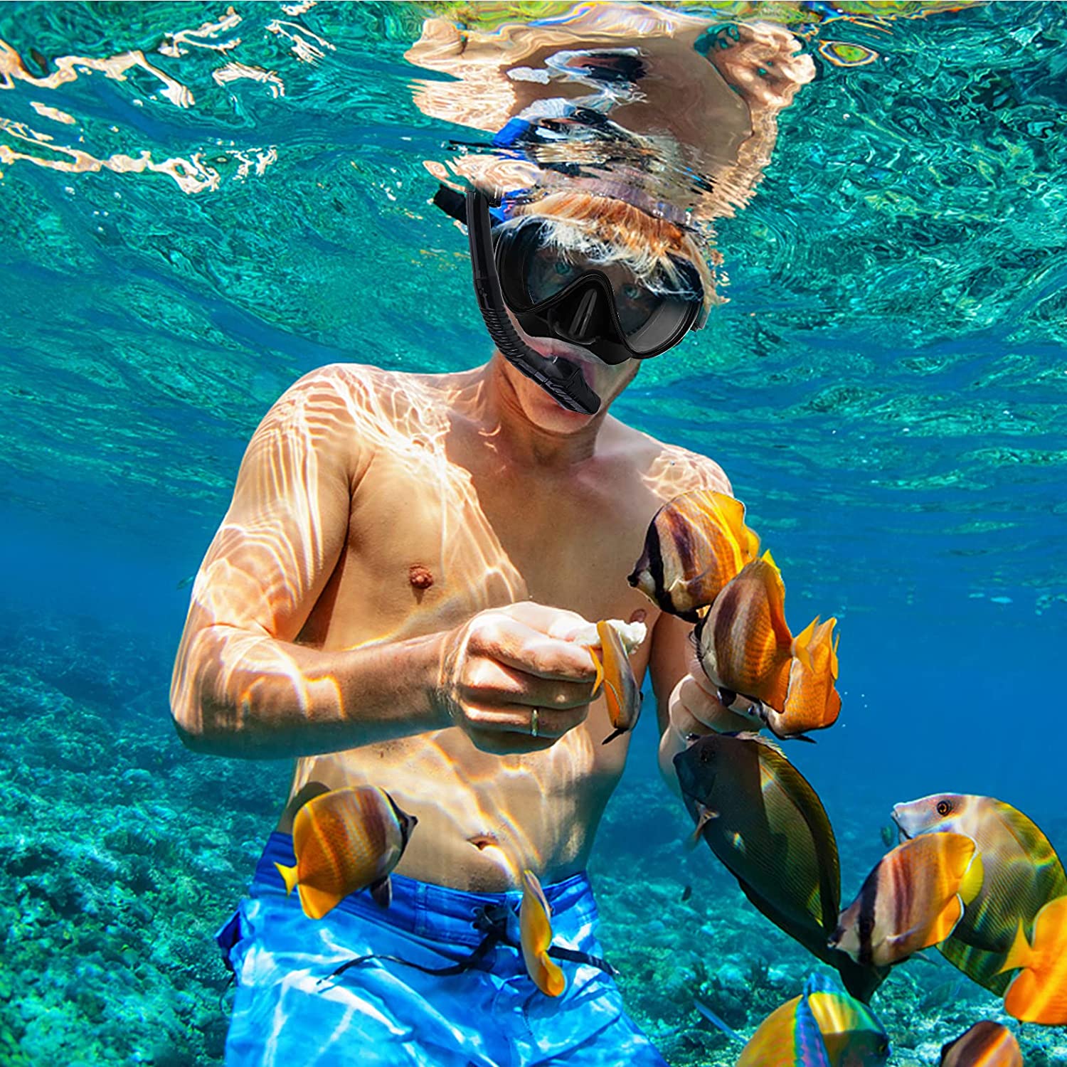 PROFESJONALNA MASKA DO NURKOWANIA PŁYWANIA GOPRO 12 11 10 9 8 7 SJCAM SONY Marka inna