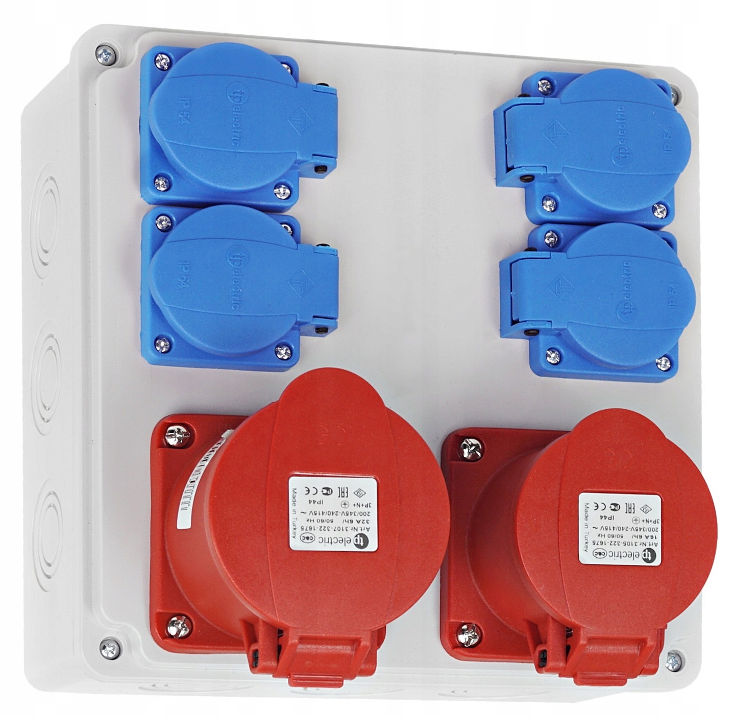 ROZDZIELNICA ROZDZIELNIA BUDOWLANA 2X16/4 4x230V