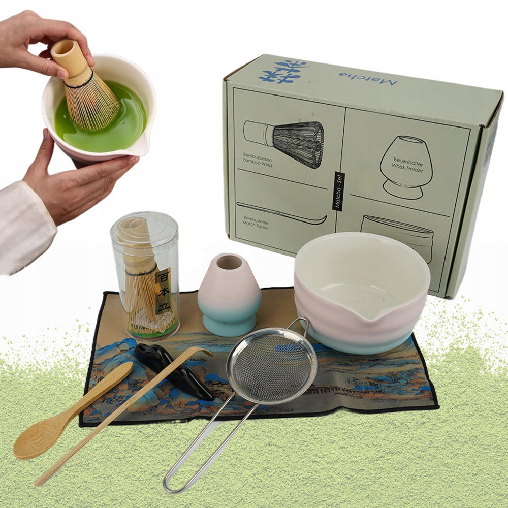 Levně Čaj japonský matcha sada Dárek pro začátek 8ks