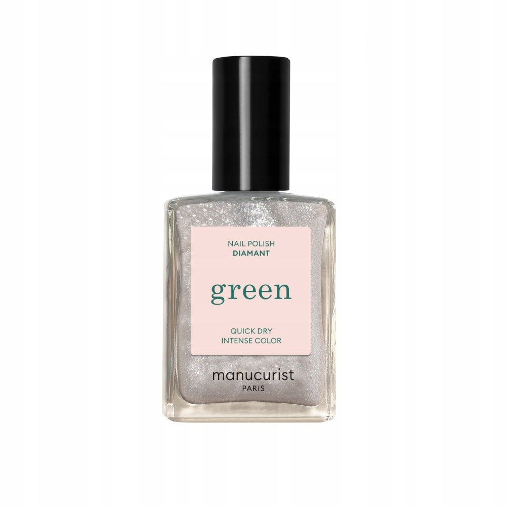 Veganský lak na nehty Diamant přírodní Manucurist 15 ml s leskem
