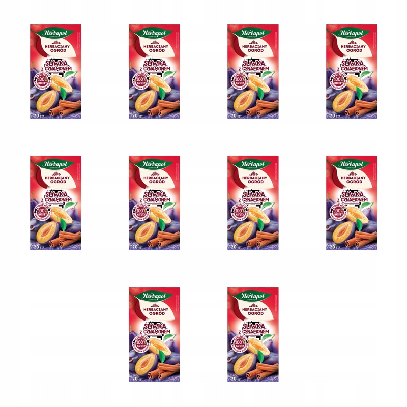 Hl Herbaciany Ogród herbatka owocowa śliwka z cynamonem 20x2,5g X10