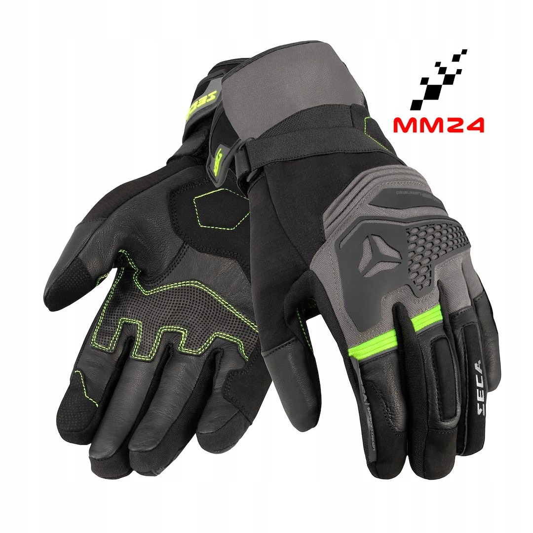 Motocyklové Rukavice Seca Turismo Wp Dlhé Turistické S Membránou veľ. 3XL