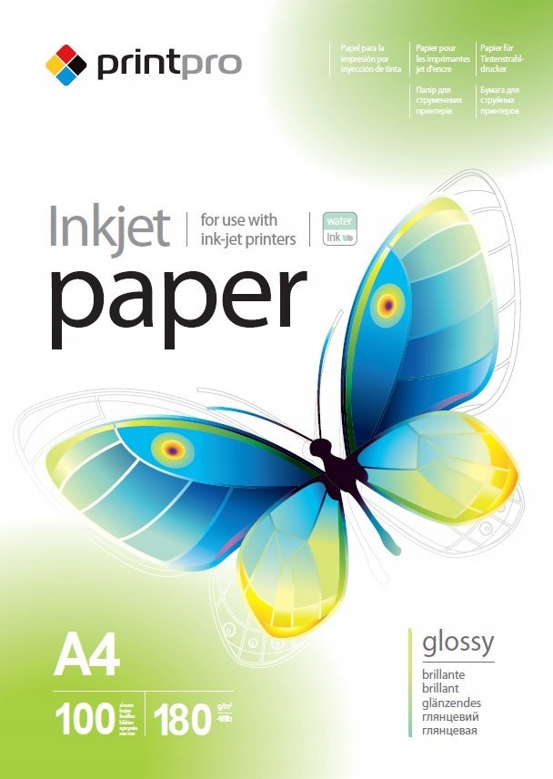 

Papier Fotograficzny Błyszczący A4 180g 100 szt
