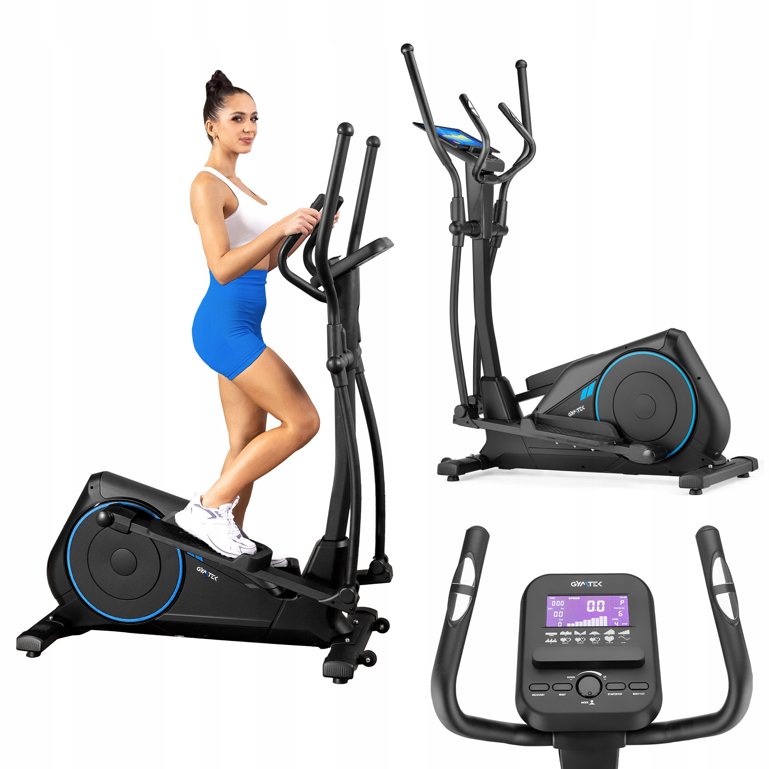 Orbi-trek Magnetyczny Trenażer Eliptyczny XC4500 Sensory Dotykowe Gymtek