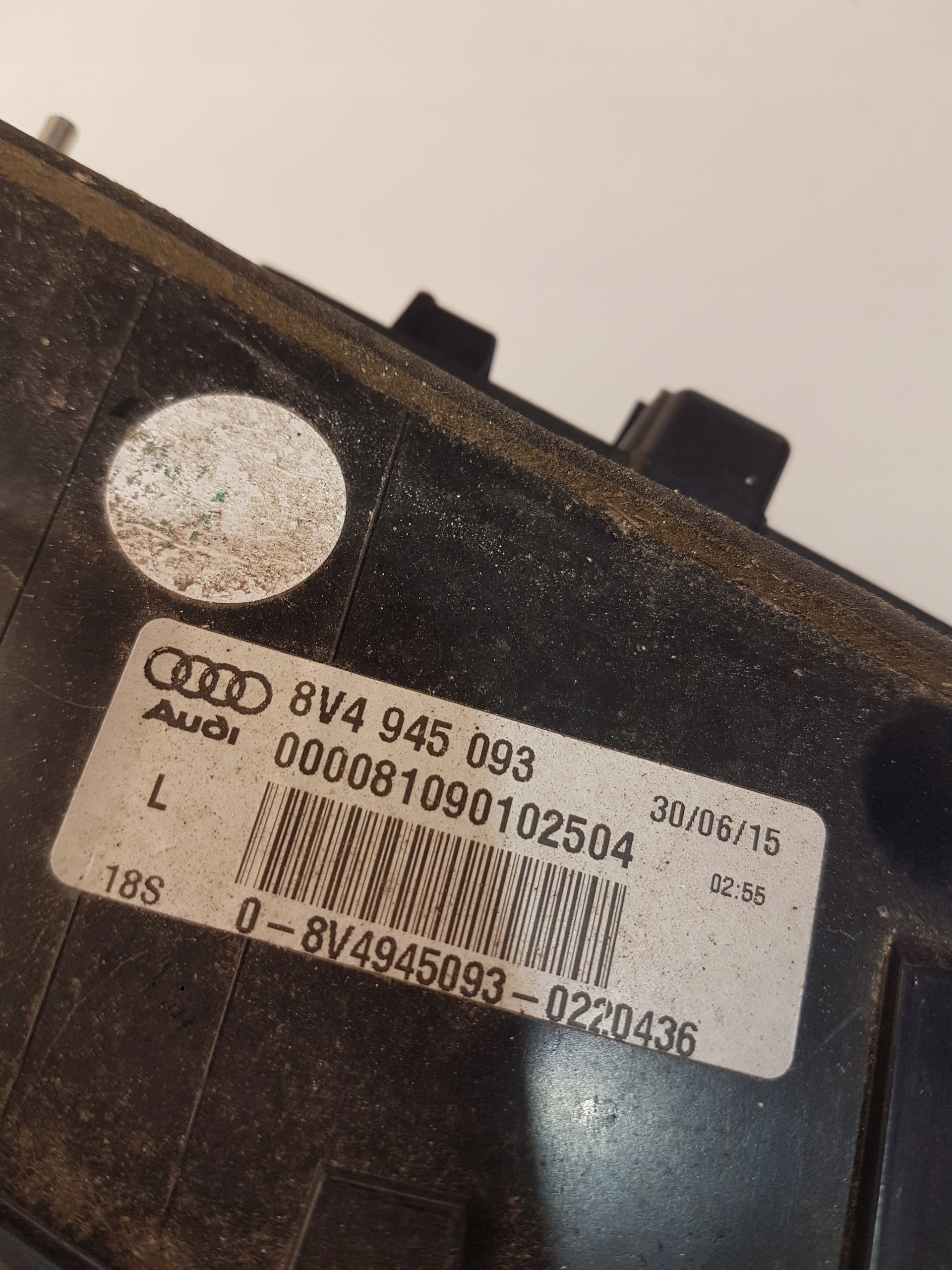light left rear part trunk door AUDI A3 8V 5D 8V4945093
