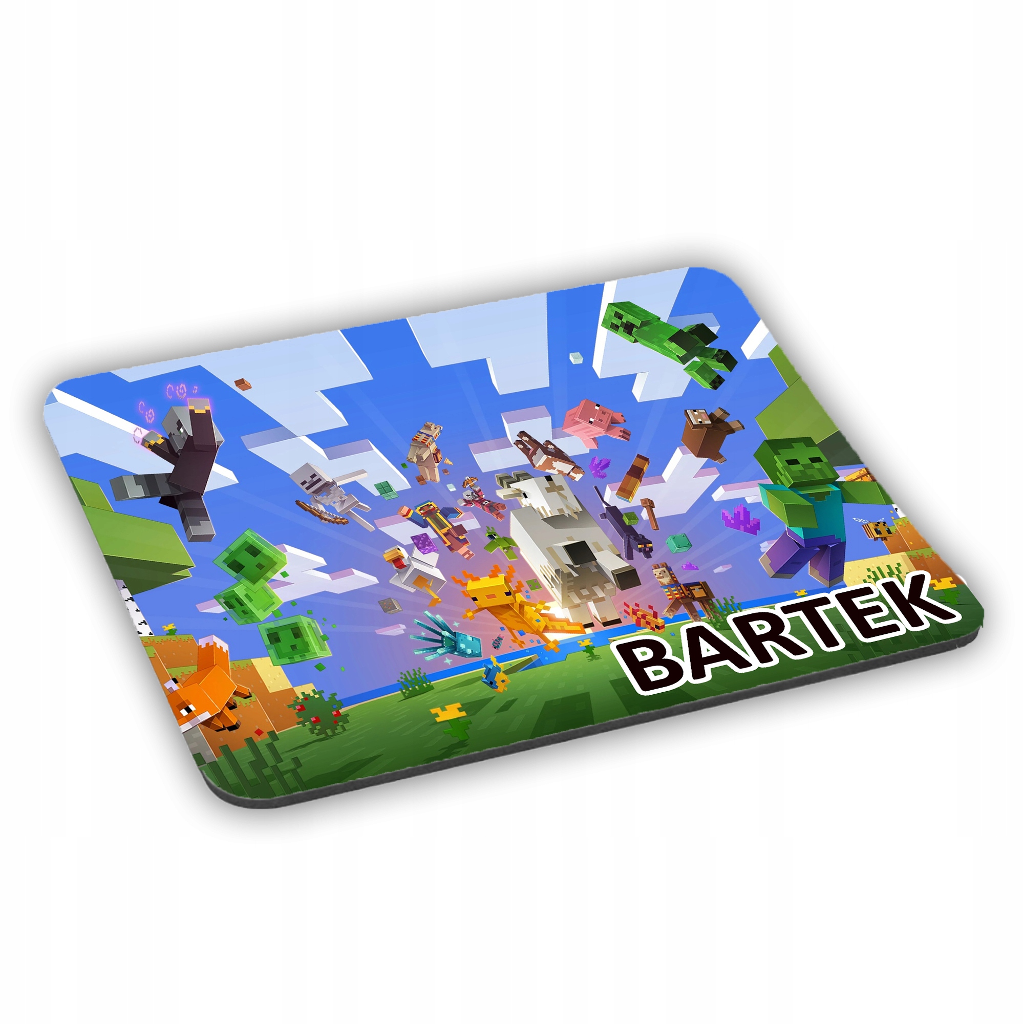 Podkładka pod mysz MINECRAFT + IMIĘ/NAPIS GRATIS! Marka bez marki