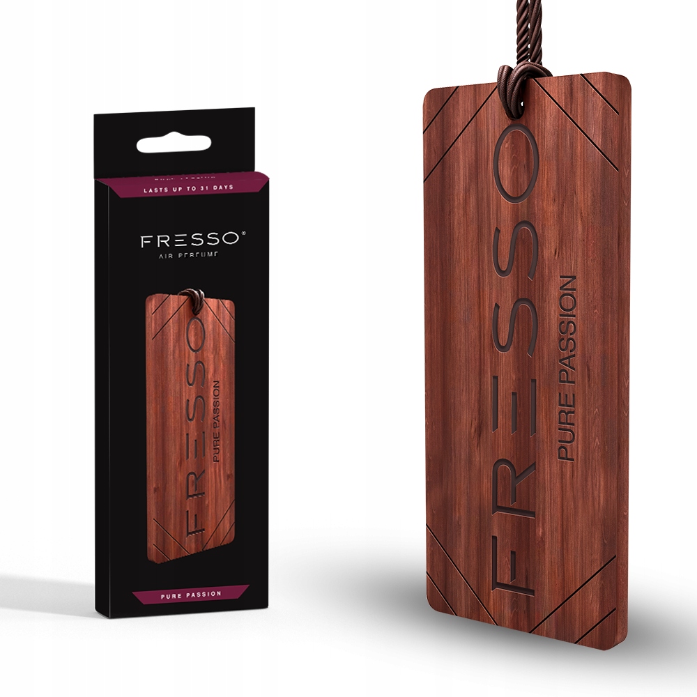 FRESSO Pure Passion perfumy samochodowe 50ml + zawieszka zapachowa do auta Producent Fresso