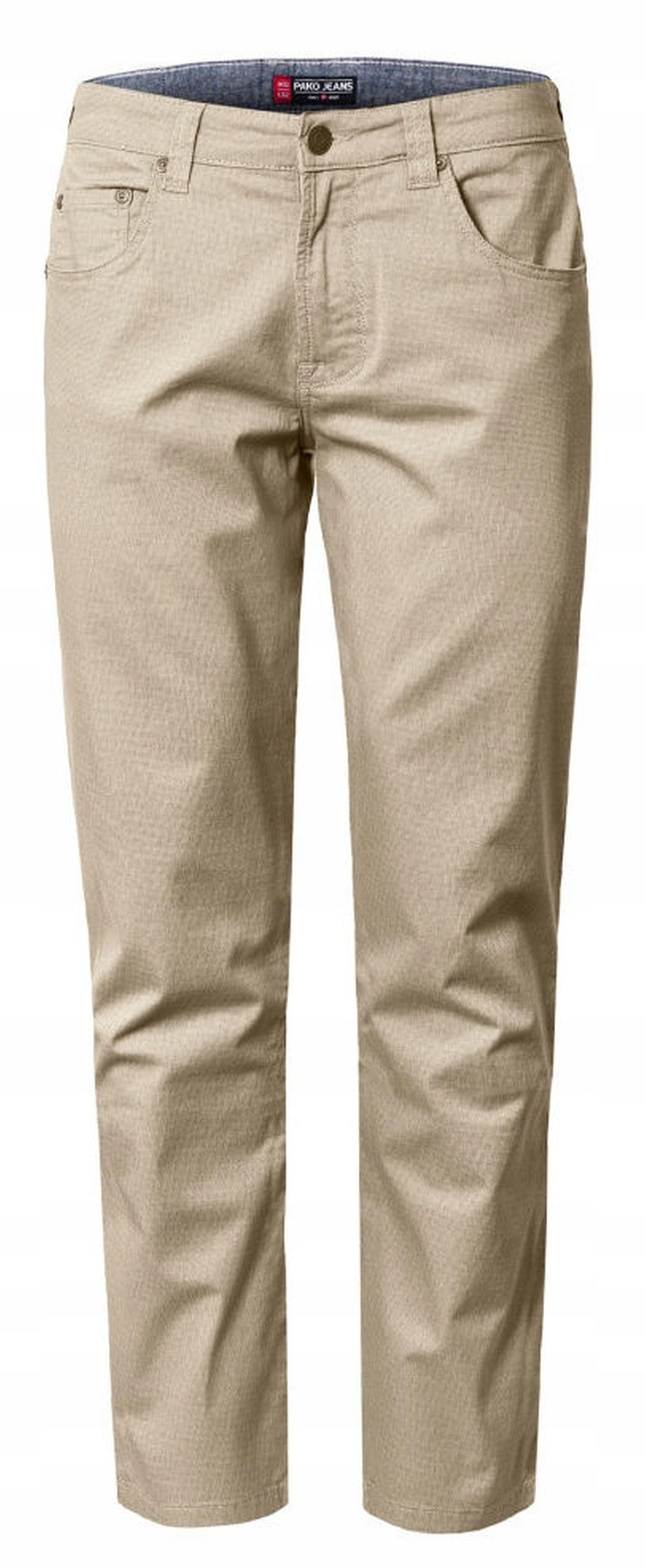 Lehké bavlněné kalhoty – jaro, léto – Pako Jeans – béžové – 30/32