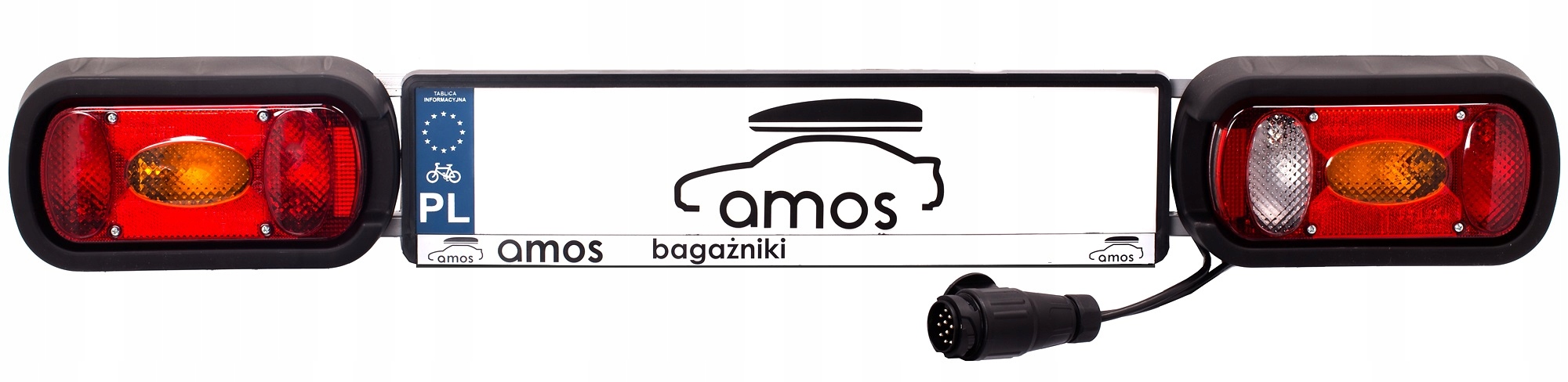 Bagażnik rowerowy platforma rowerowa na hak AMOS TYTAN PLUS 4 rowery 13-pin Liczba rowerów 4