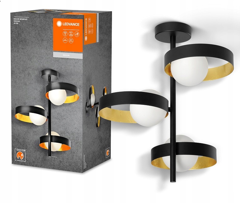 Závěsná lampa Ledvance Memphis 3 světelné body G9