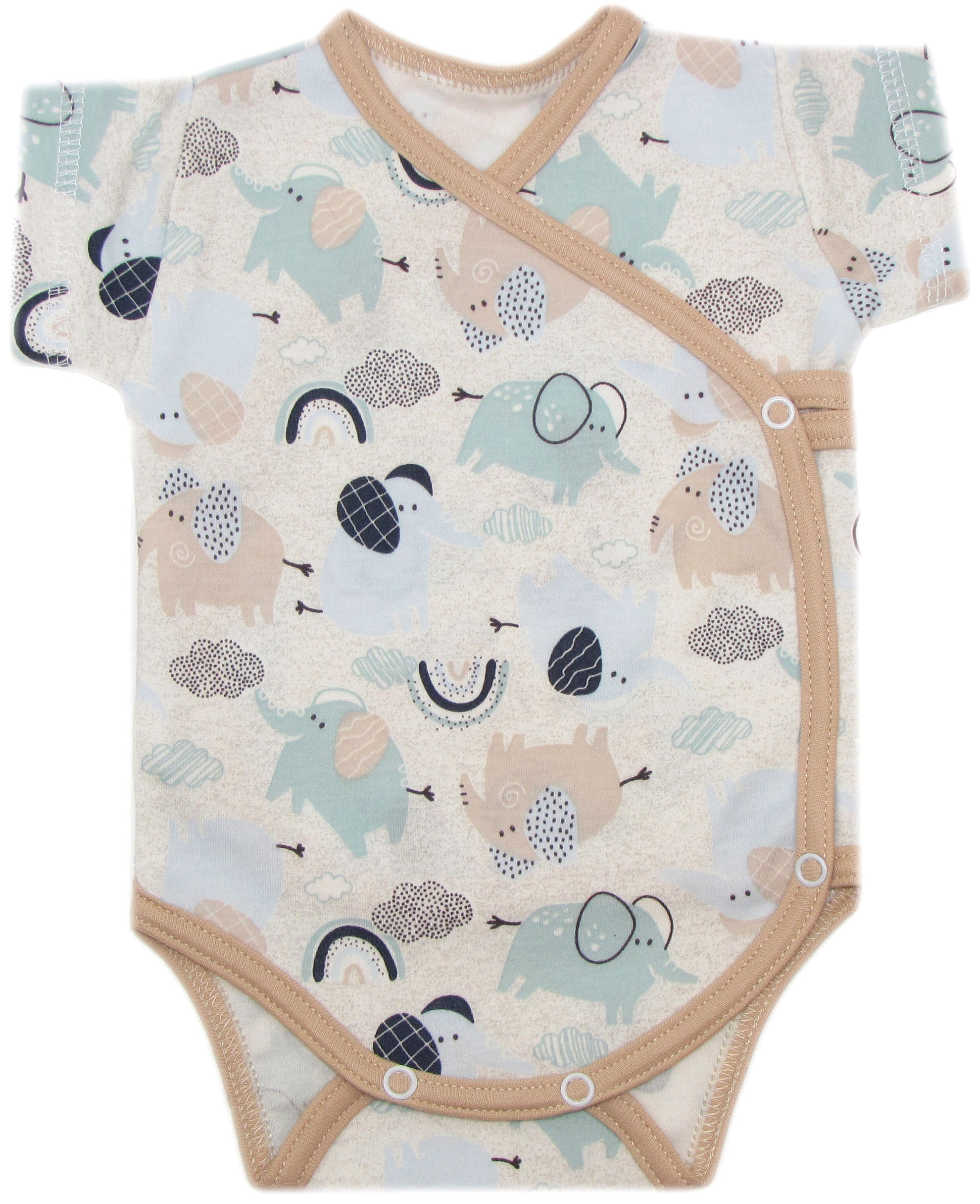 

Body Kopertowe Z Krótkim Rękawem 56 elefant /78a/