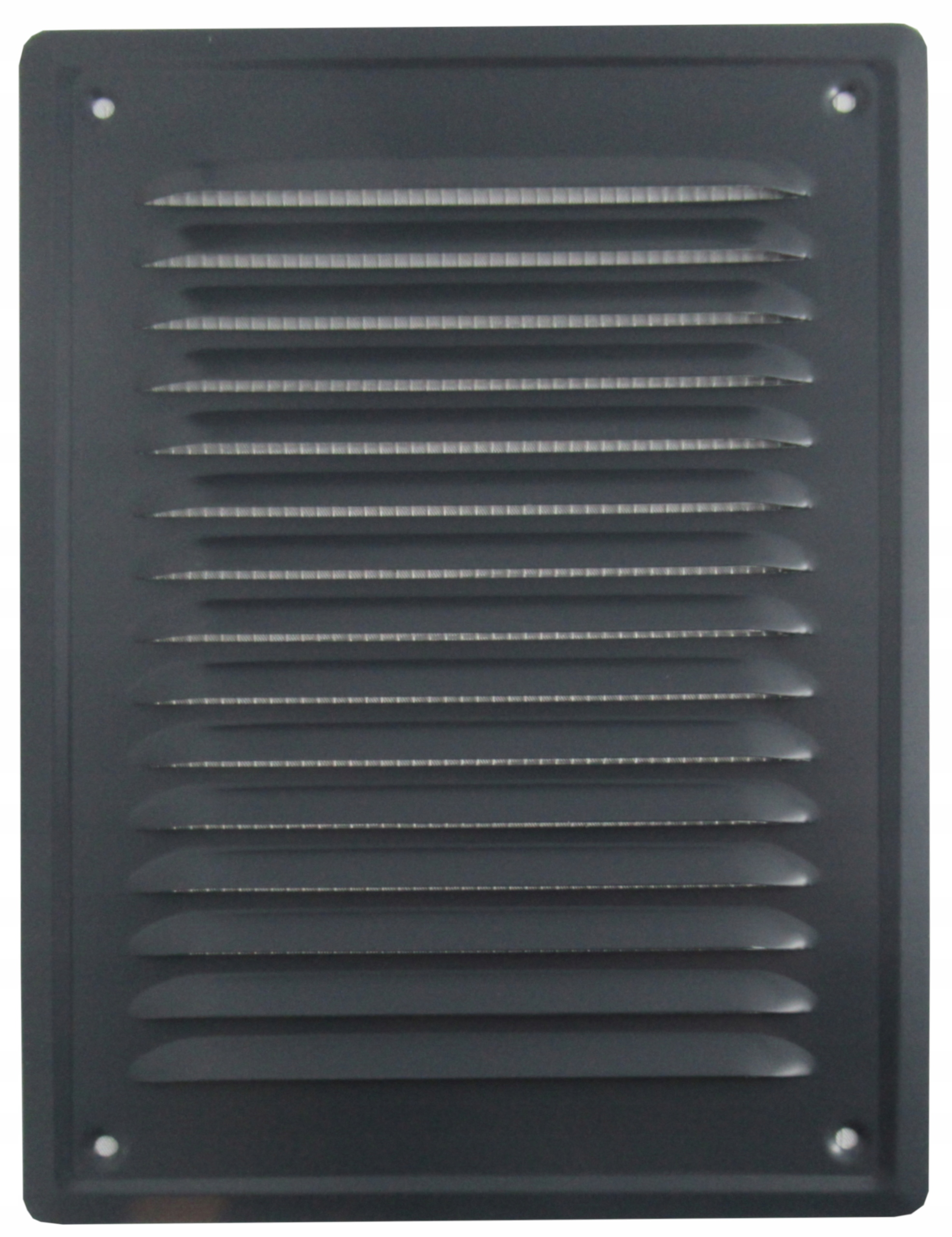 KRATKA WENTYLACYJNA14X21SIATKA JASNY SZARY METAL