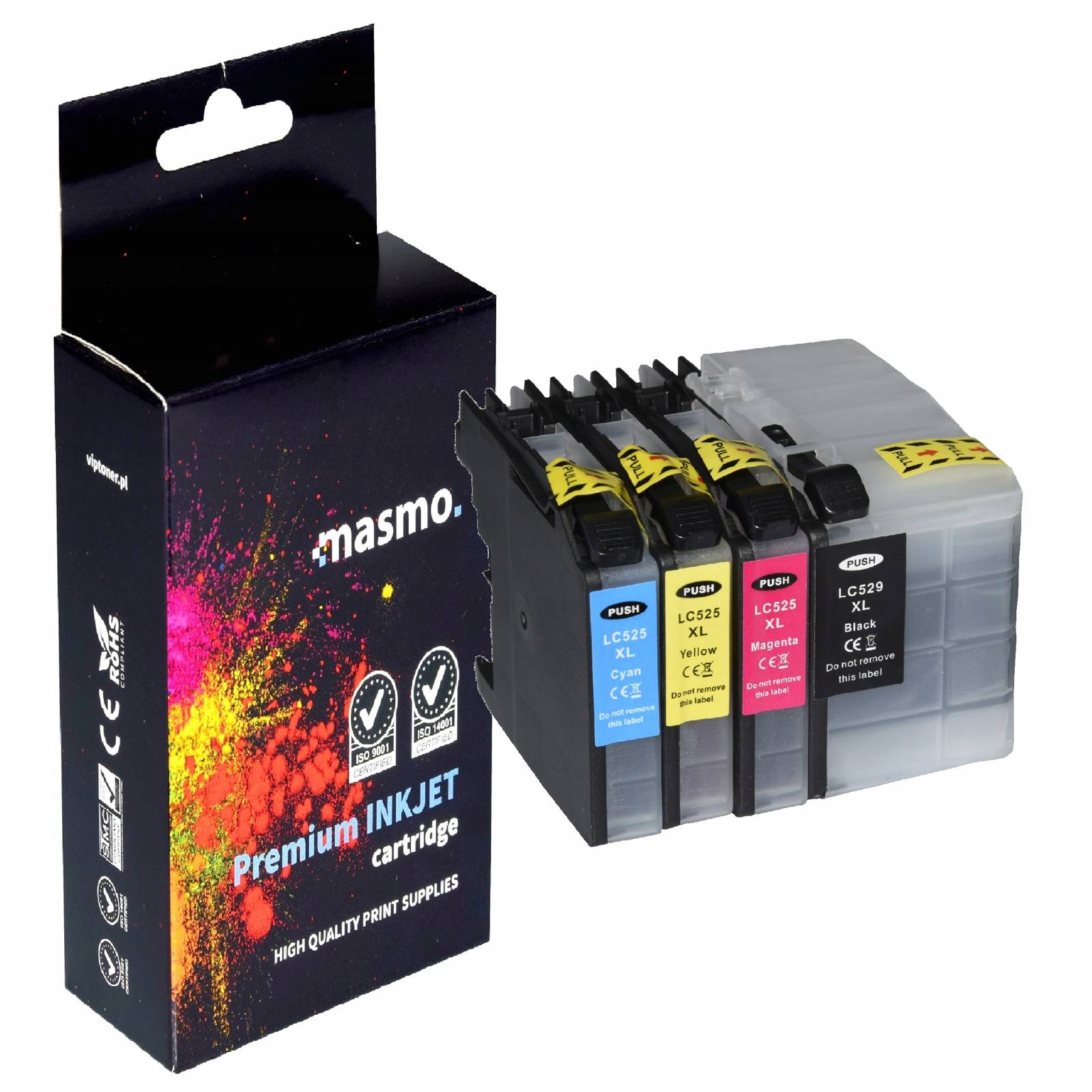 4x TUSZ DO DRUKARKI BROTHER DCP-J105 J100 MFC-J200