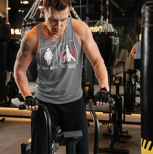 TANK TOP NARUTO YOUR WIFE MY WIFE Rozmiar M