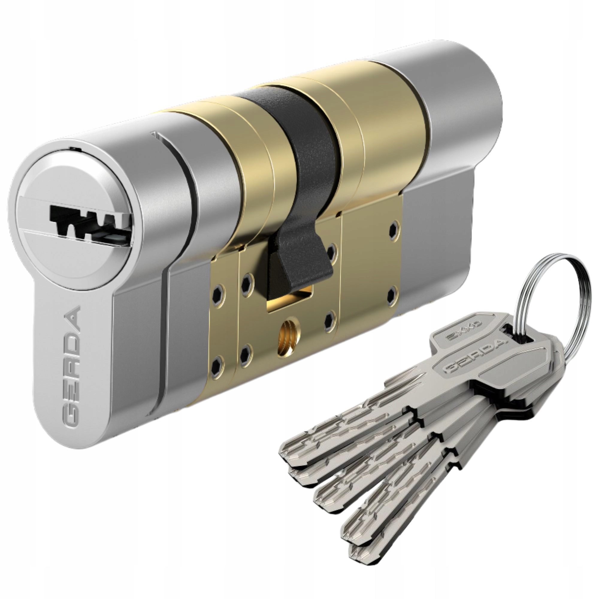 Wkładka modułowa Gerda Exxo Smart 61/61 Nikiel satyna