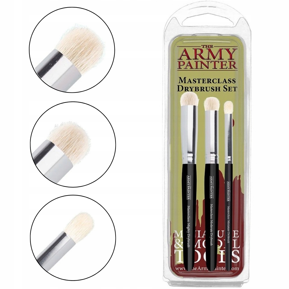 ZESTAW PĘDZLI THE ARMY PAINTER: MASTERCLASS DRYBRUSH SET
